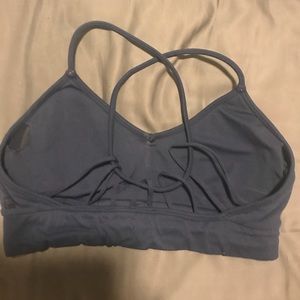Navy fabletics sports bra